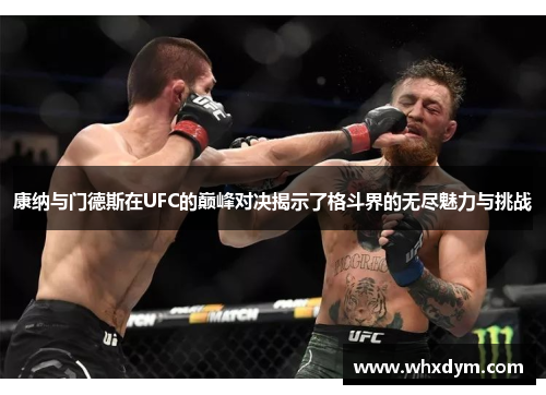 康纳与门德斯在UFC的巅峰对决揭示了格斗界的无尽魅力与挑战